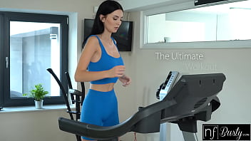 Big-boobed Simon Kitten gets the ultimate fuck-a-thon exercise session on treadmill with boyfriend- S17:E5