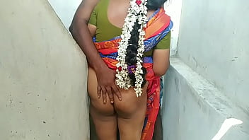 Tamil aunty long hair fuck-fest with enslaved guy