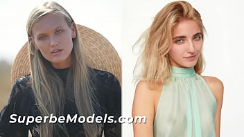 SUPERBE MODELS - (Dasha Elin, Bella Luz) - Ash-blonde COMPILATION! Uber-sexy Models De-robe Slowly And Demonstrate Their Perfect Figures Only For You